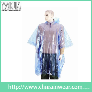 Promocionais PE descartáveis ​​Raincoat / Emergency Rain Coat